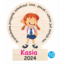 Statuetki drewniane na zakończenie przedszkola